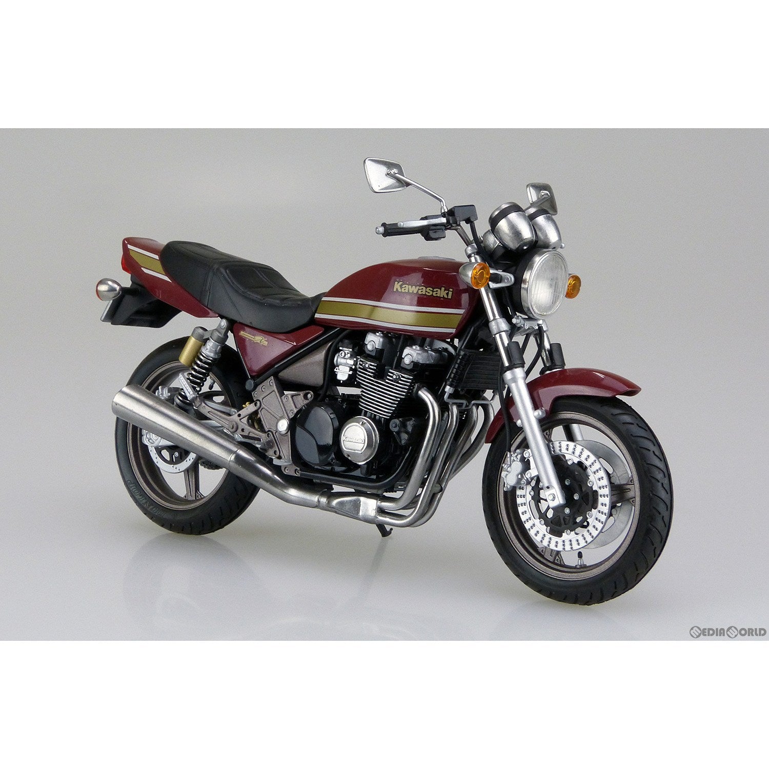 【新品】【お取り寄せ】[PTM] ザ・バイク No.55 1/12 カワサキ ZR400C ZEPHYRχ 03 カスタムパーツ付き プラモデル(65327) アオシマ(20221228)