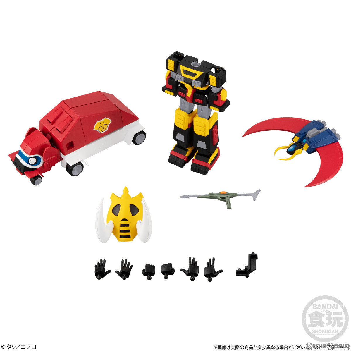 【新品即納】[PTM] (食玩) SMP[SHOKUGAN MODELING PROJECT] タイムボカンシリーズ 逆転イッパツマントッキュウマンモスセット プラモデル バンダイ(20230205)