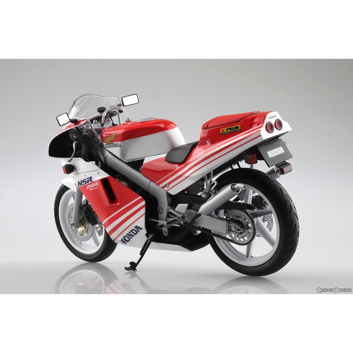 【新品即納】[PTM] ザ・バイク No.8 1/12 ホンダ MC18 NSR250R '88 プラモデル(65563) アオシマ(20230118)