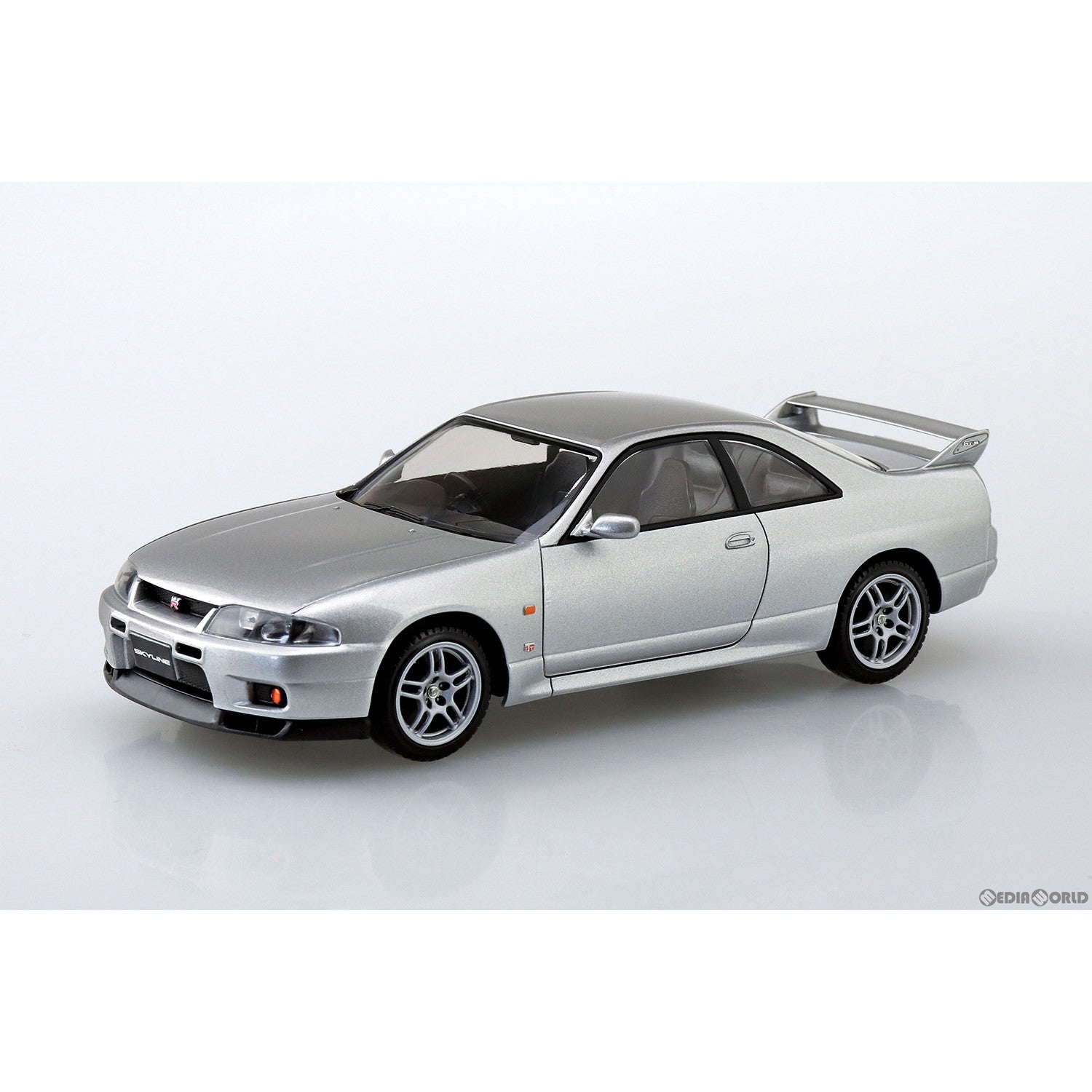 【新品即納】[PTM] ザ・スナップキット No.15-D 1/32 ニッサン R33スカイラインGT-R(ソニックシルバー) プラモデル(64573) アオシマ(20230204)