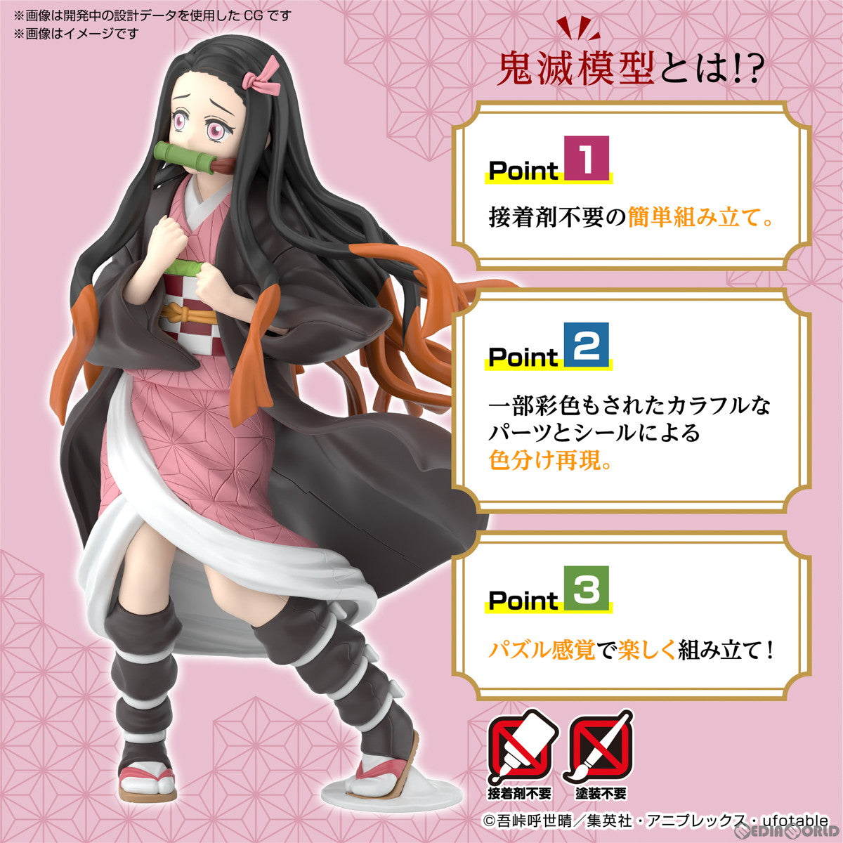 【新品即納】[PTM] 鬼滅模型 竈門禰豆子(かまどねずこ) 鬼滅の刃 プラモデル(5065319) バンダイスピリッツ(20230527)