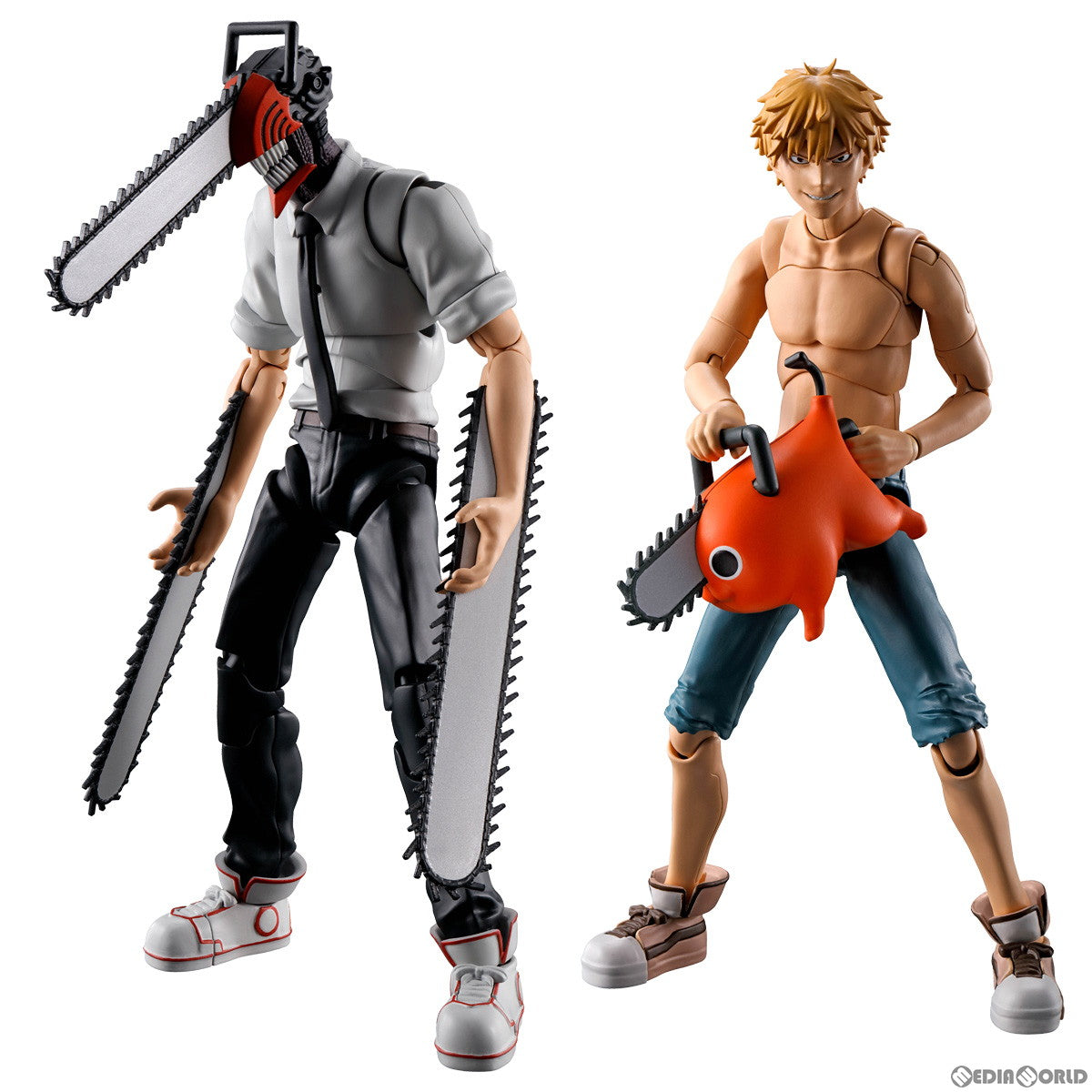 【新品即納】[BOX][PTM] (食玩) SMP Kit Makes Pose チェンソーマン プラモデル(2個) バンダイ(20230619)