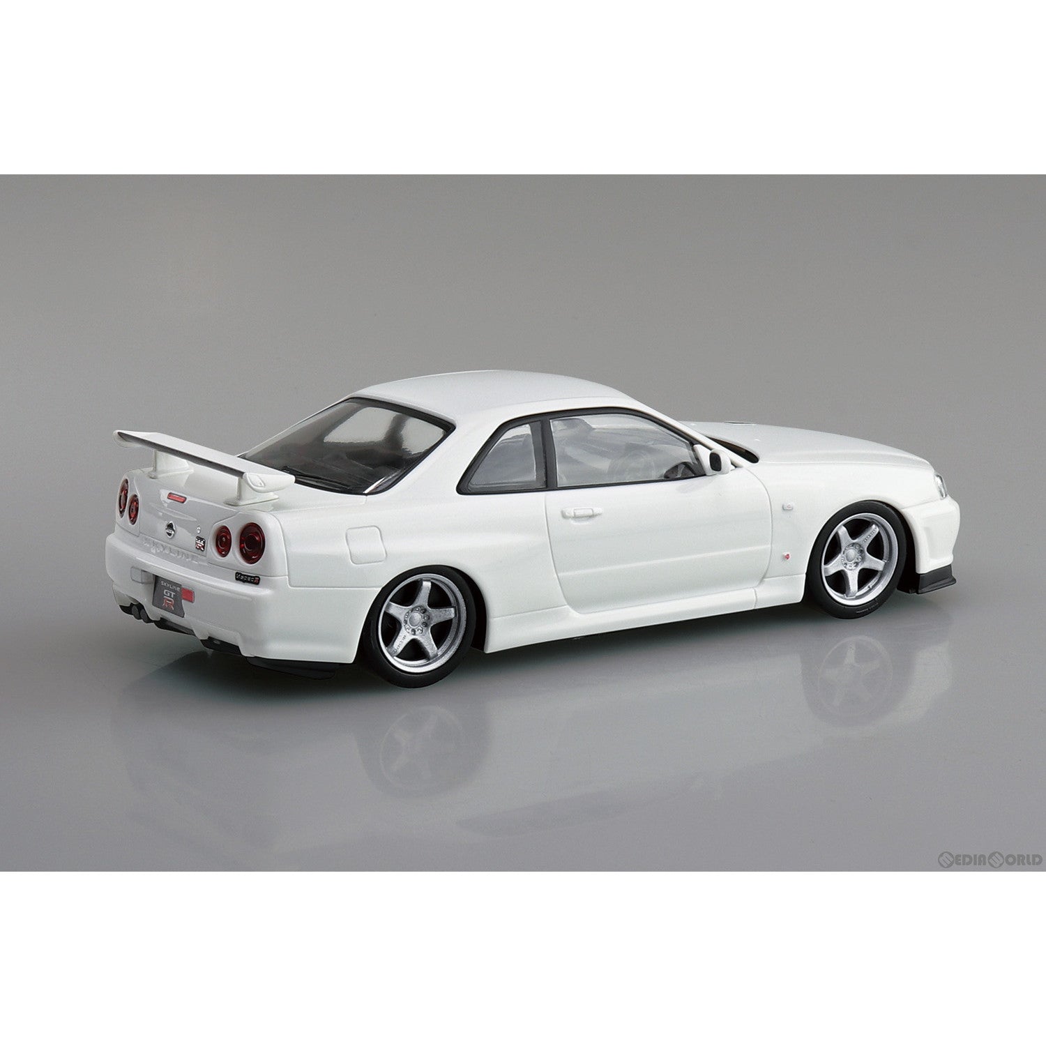 【新品即納】[PTM] ザ・スナップキット No.11-SP3 ニッサン R34スカイラインGT-R カスタムホイール(ホワイトパール) プラモデル(066324) アオシマ(20230617)