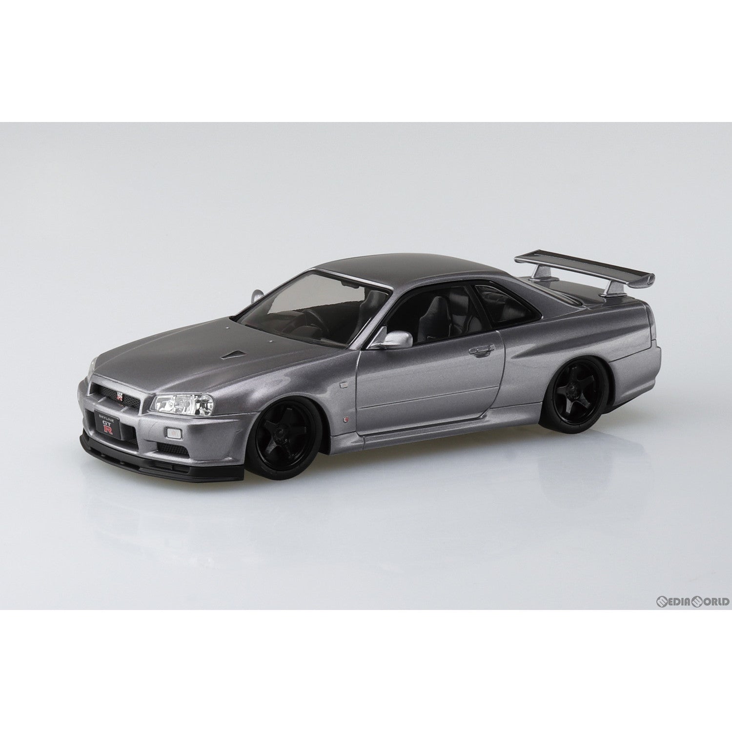【新品即納】[PTM] ザ・スナップキット No.11-SP4 ニッサン R34スカイラインGT-R カスタムホイール(アスリートシルバー) プラモデル(066331) アオシマ(20230617)