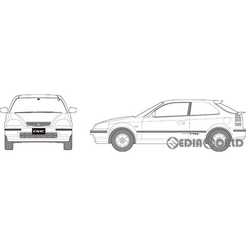 【新品即納】[PTM] 1/24 インチアップシリーズ No.184 Honda ミラクルシビック SiR '96 EK4 プラモデル(047065) フジミ模型(FUJIMI) (20230610)