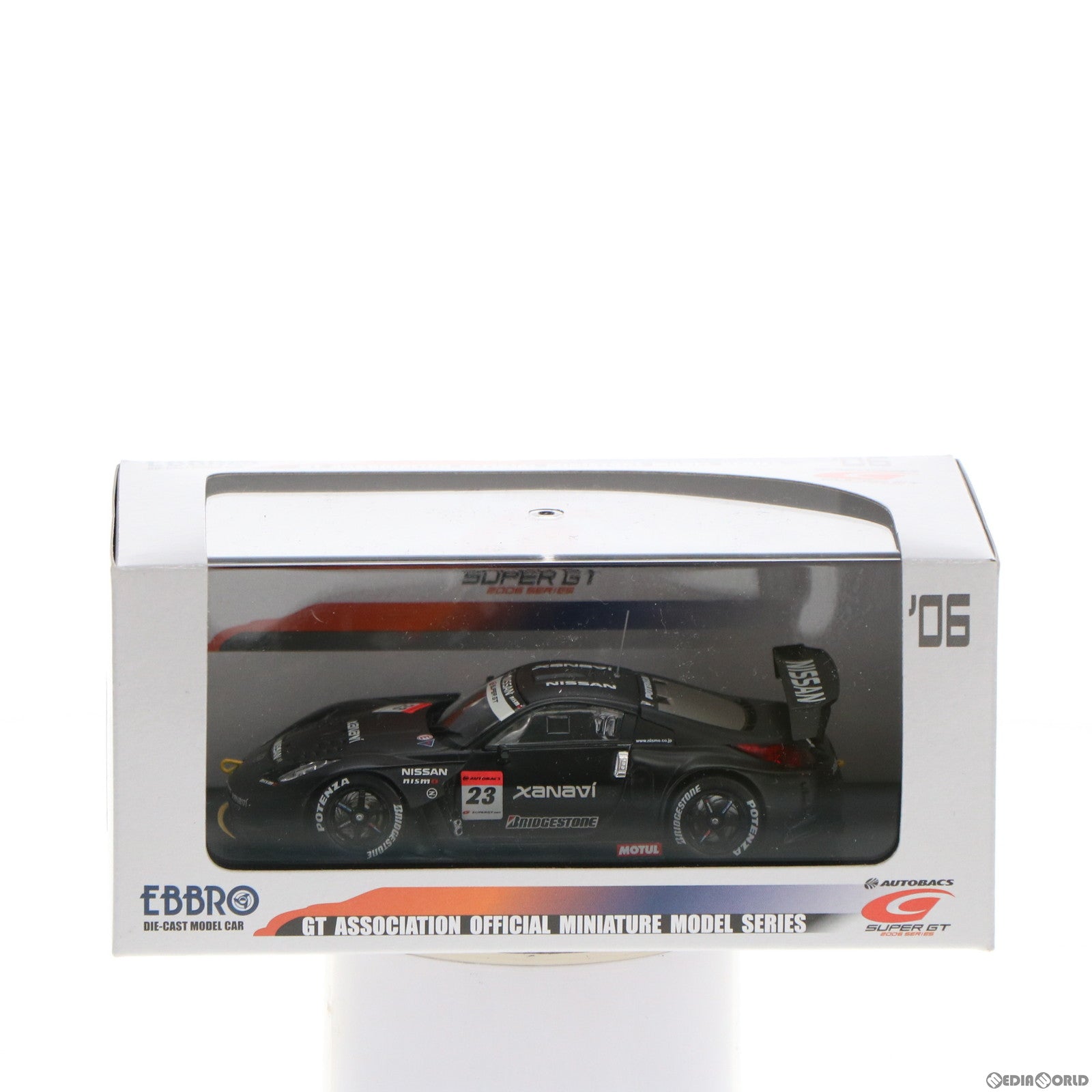【中古即納】[MDL] オートバックス SUPER GT 2006シリーズ 1/43 ザナヴィ ニスモZ テストカー スーパーGT500 2006 #23(ブラック) 完成品 ミニカー(43792) EBBRO(エブロ) (20060720)