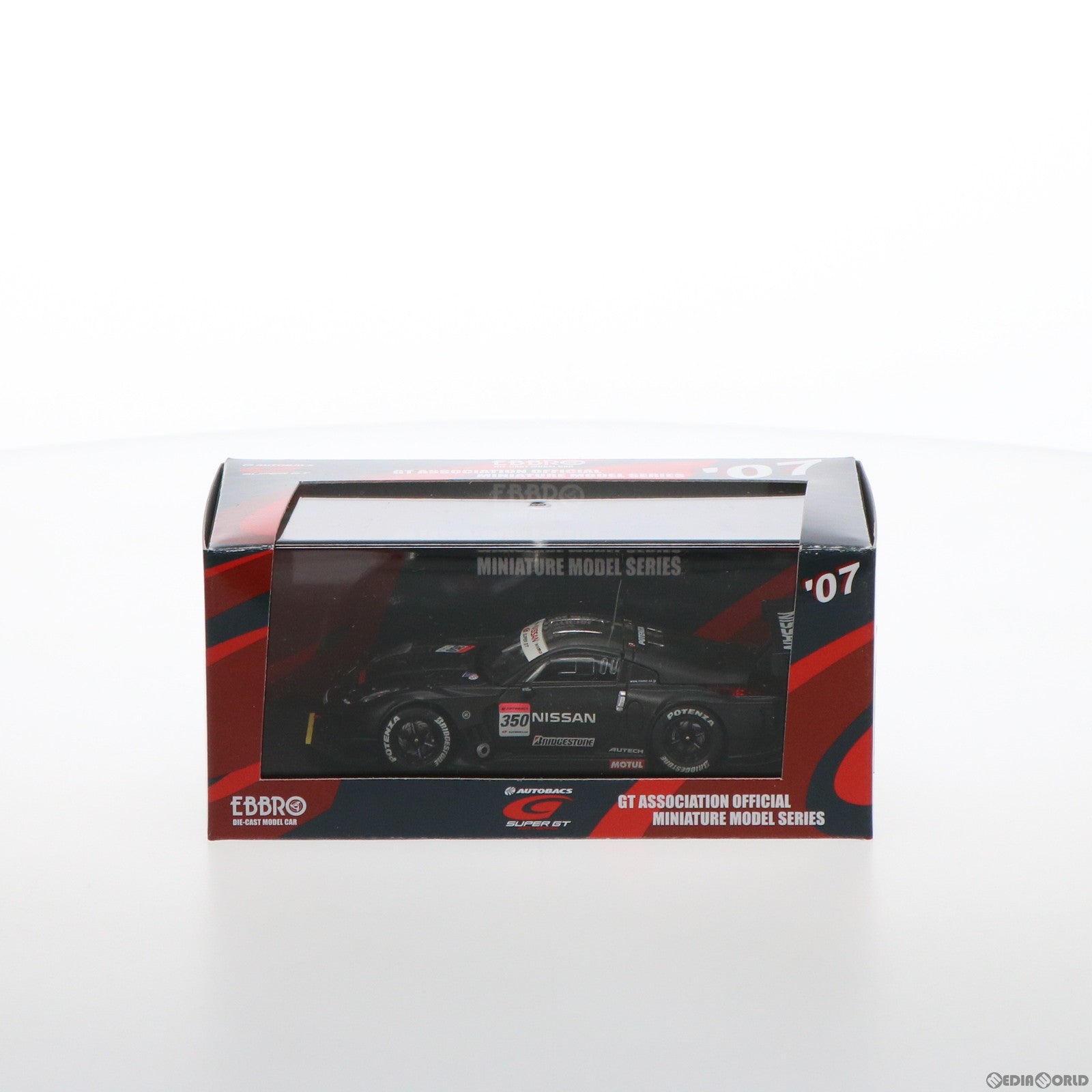 【中古即納】[MDL] SUPER GTシリーズ 1/43 NISMO Z TESTCAR SUPER GT 2007 #350 (ブラック) 完成品 ミニカー(43912) EBBRO(エブロ) (20070831)