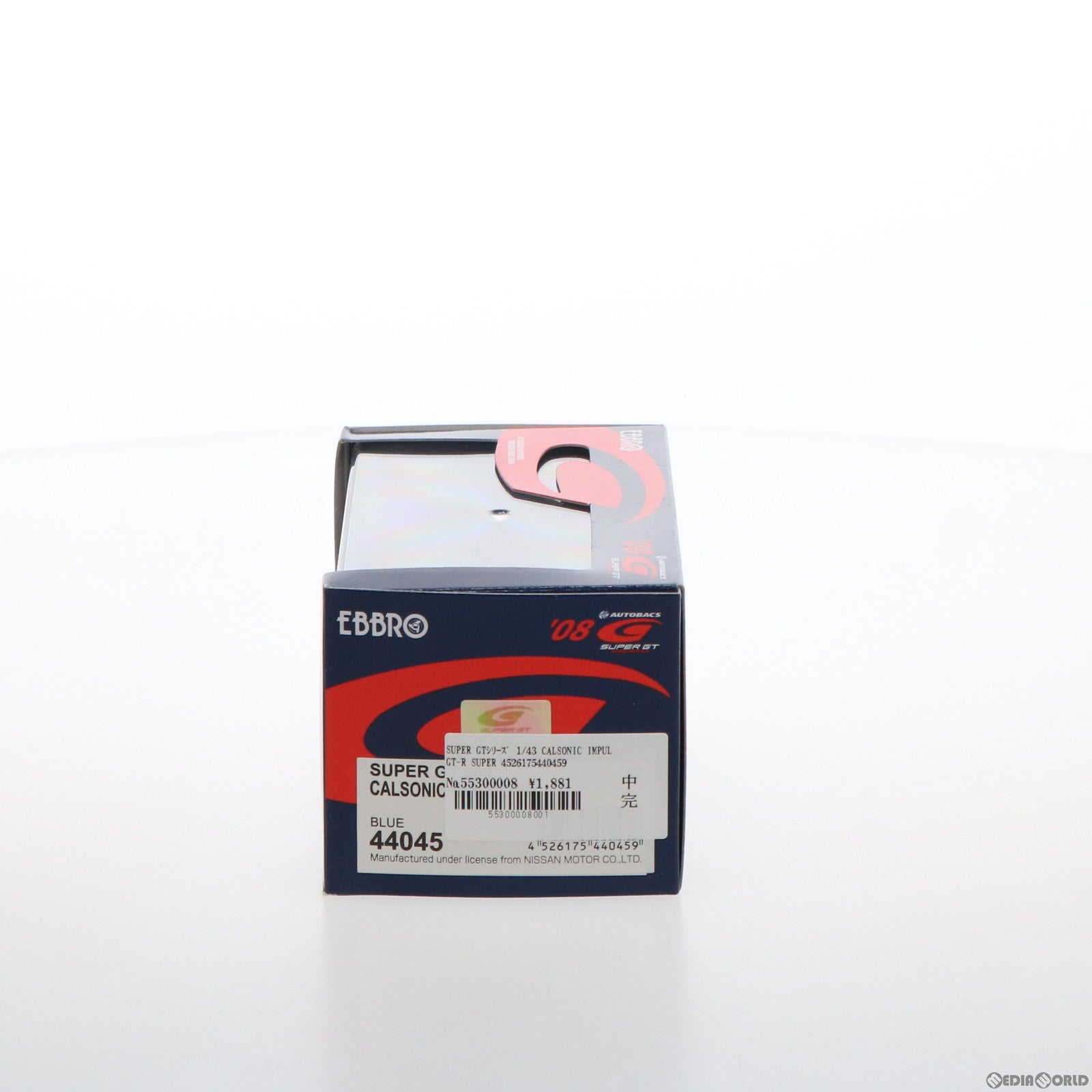 【中古即納】[MDL] SUPER GTシリーズ 1/43 CALSONIC IMPUL GT-R SUPER GT500 2008 #12 (ブルー) 完成品 ミニカー(44045) EBBRO(エブロ) (20080930)