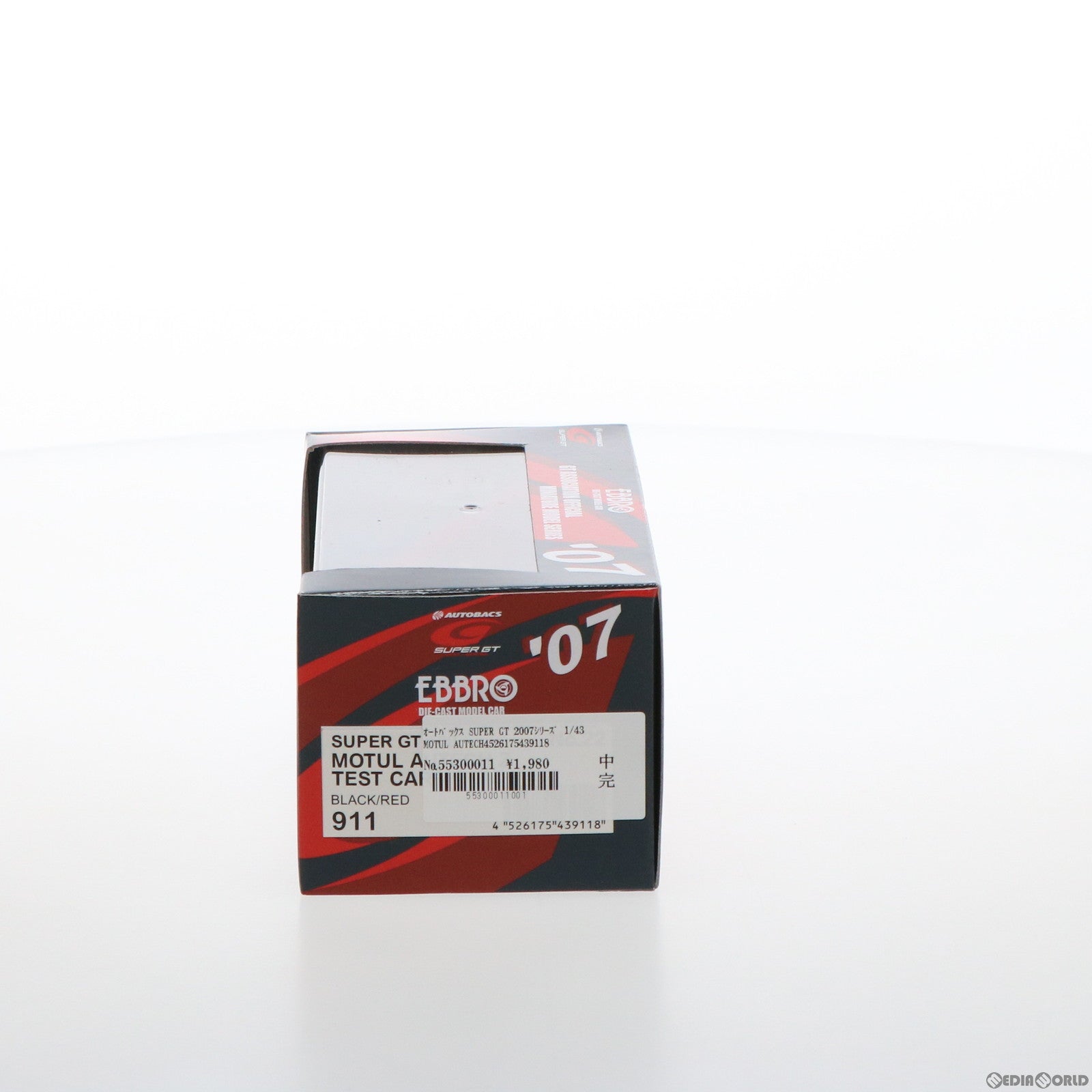 【中古即納】[MDL] オートバックス SUPER GT 2007シリーズ 1/43 MOTUL AUTECH Z Super GT500 Test car 2007 #22 (ブラック×レッド) 完成品 ミニカー(911) EBBRO(エブロ) (20070820)