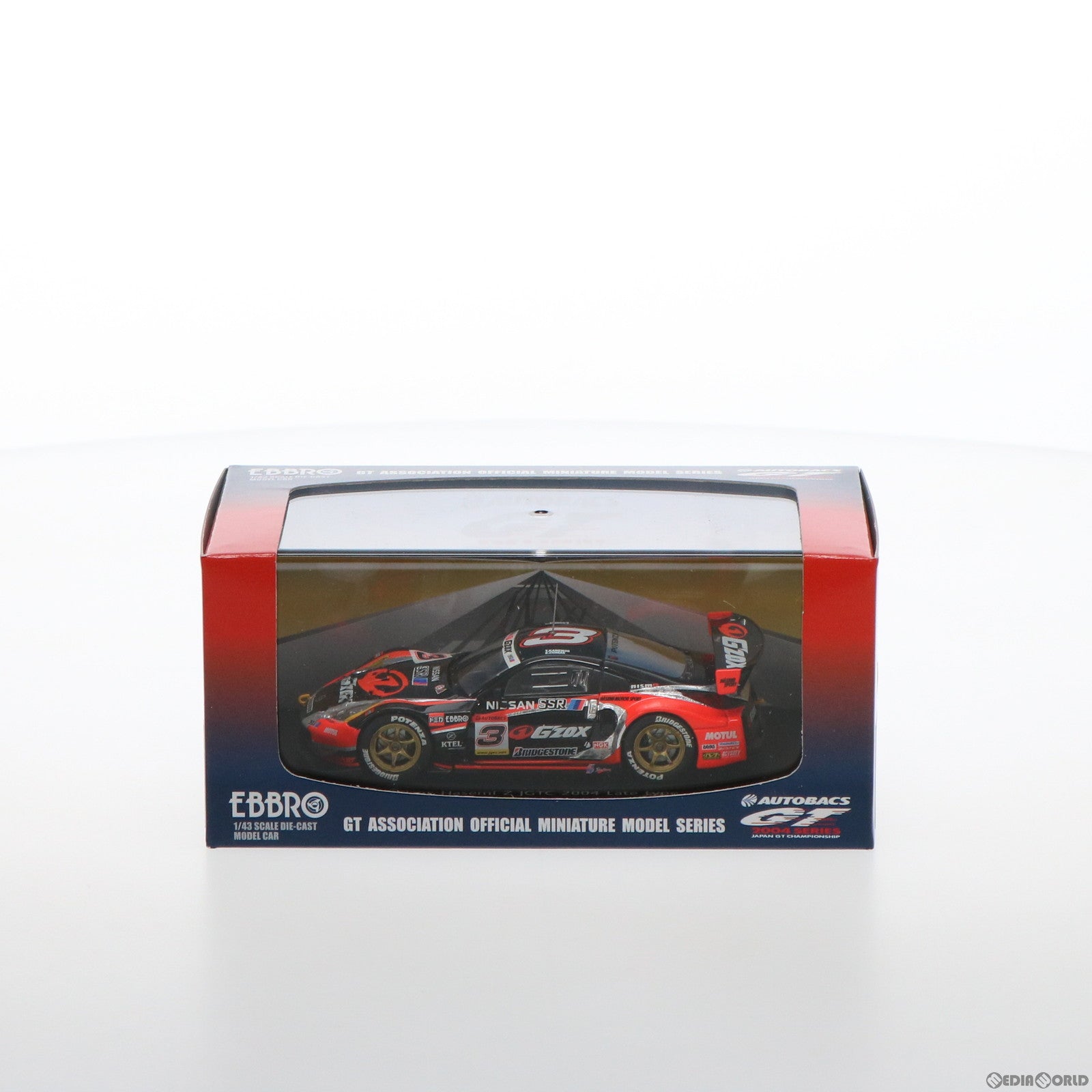 【中古即納】[MDL] オートバックス GT 2004シリーズ 1/43 G'zox ハセミ Z JGTC 2004 後期型 #3(ブラック×レッド) 完成品 ミニカー(614) EBBRO(エブロ) (20050710)