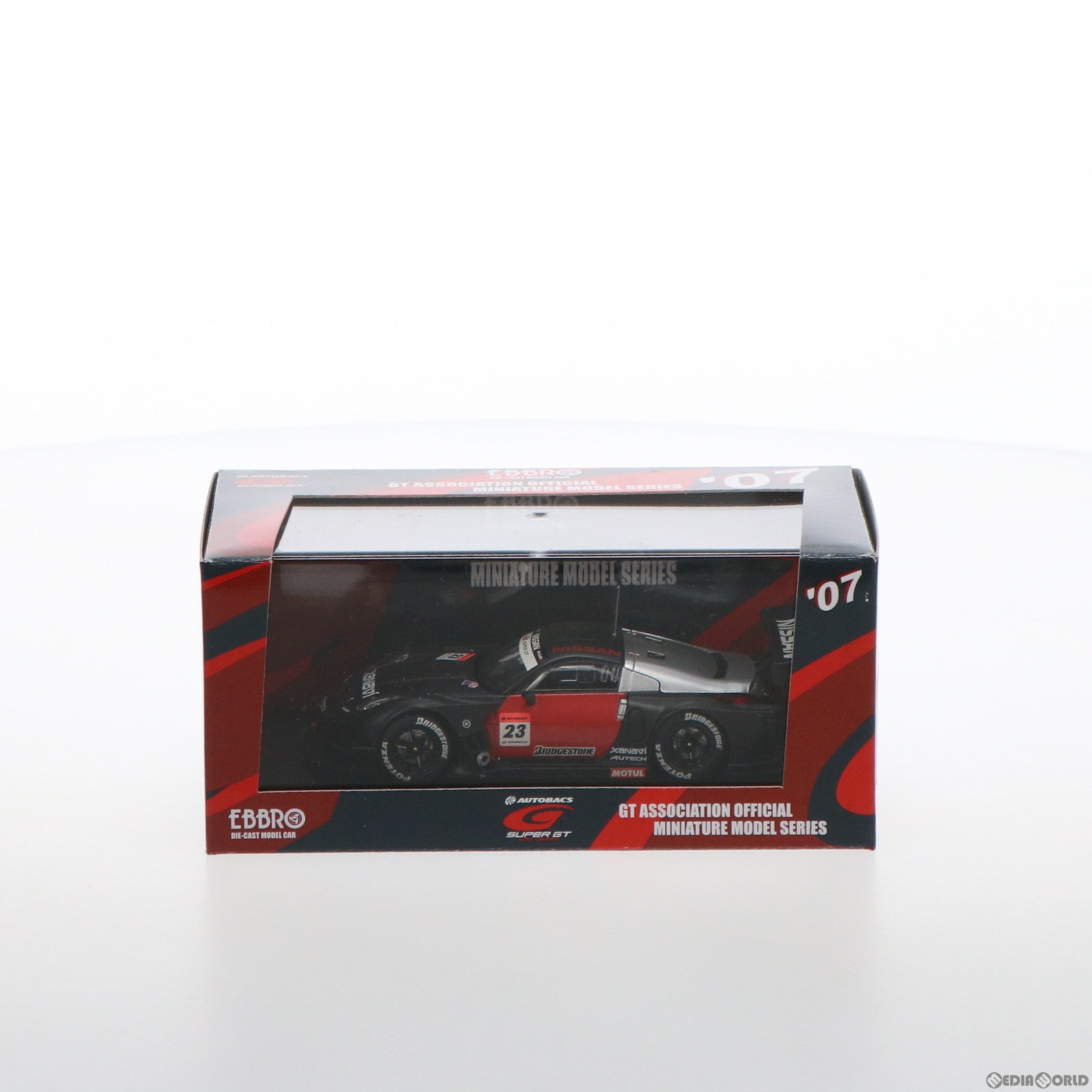 【中古即納】[MDL] オートバックス スーパーGT 2007シリーズ 1/43 XANAVI NISMO(ザナヴィ ニスモ) Z Super GT500 Test car 2007 #23(ブラック) 完成品 ミニカー(910) EBBRO(エブロ) (20070820)