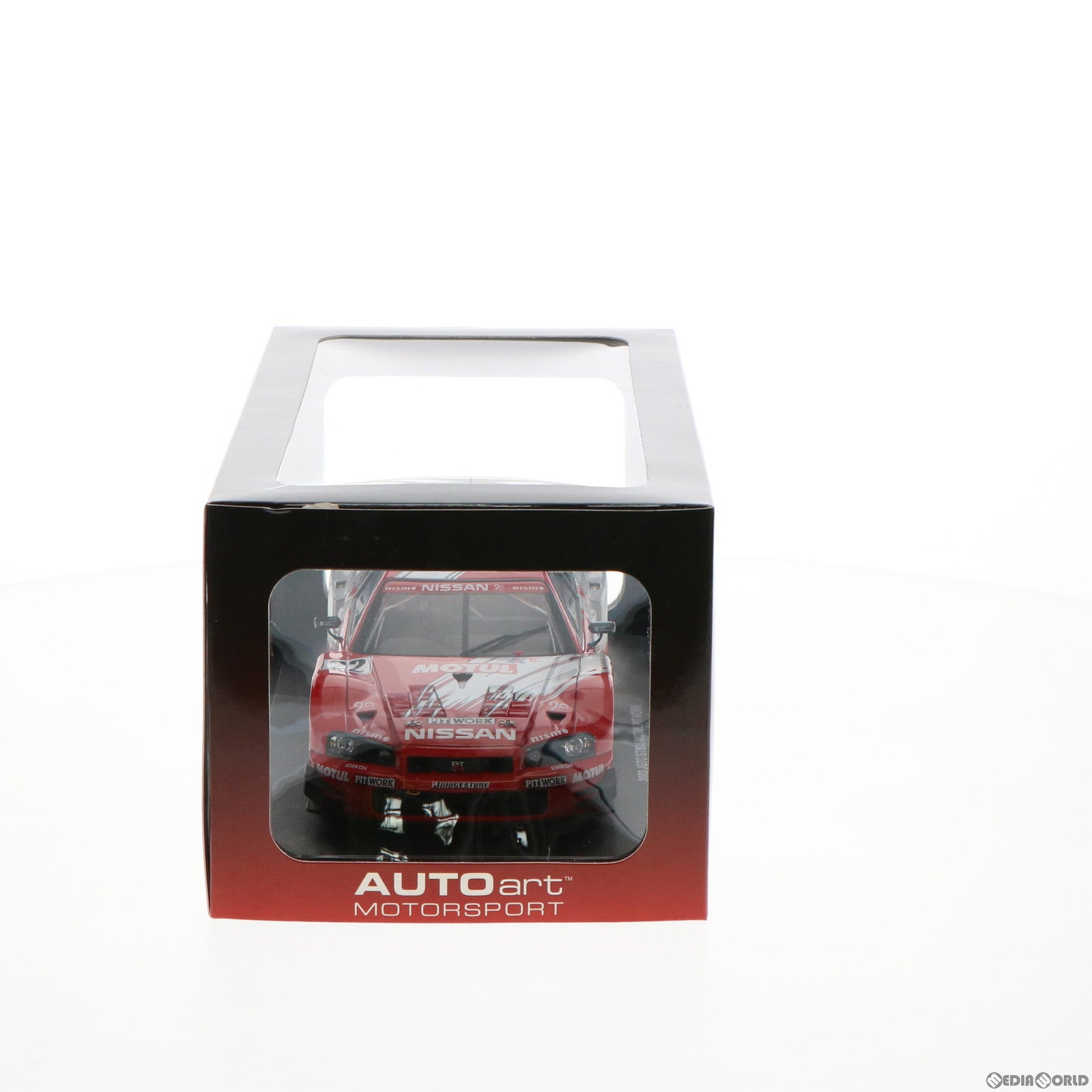 【中古即納】[MDL] 1/18 NISSAN 2003 JGTC GT500 MOTUL PITWORK GT-R ROUND 8 SUZUKA #22(レッド×シルバー) 完成品 ミニカー(80376) AUTOart(オートアート) (20110727)