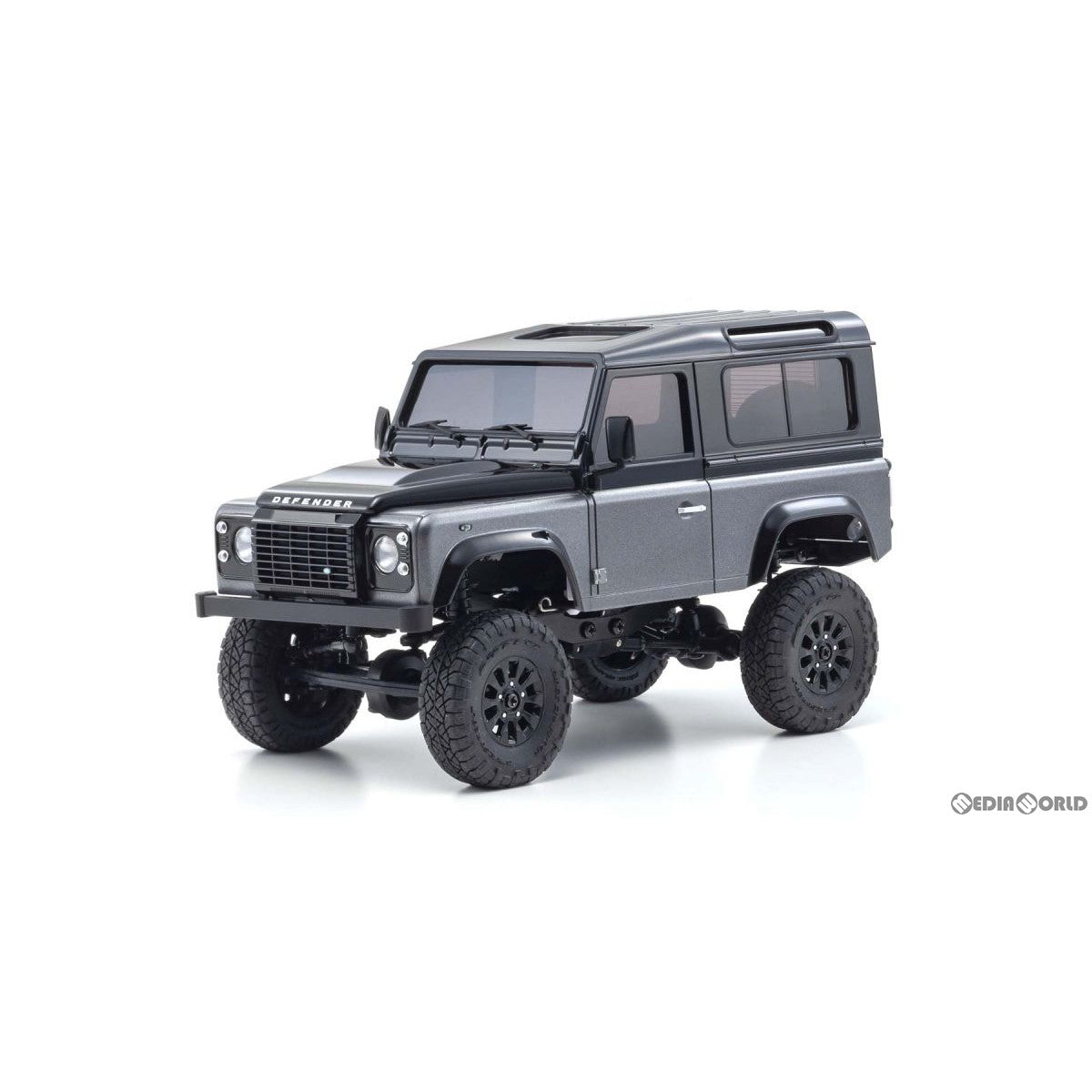 【新品】【お取り寄せ】[RC] ミニッツ4×4シリーズ ラジオコントロール 電動 クローリングカー レディセット ランドローバー ディフェンダー 90 オートバイオグラフィー(コリスグレー/サントリーニブラック) 2.4GHz仕様 ラジコン(32526GM) 京商(20220630)