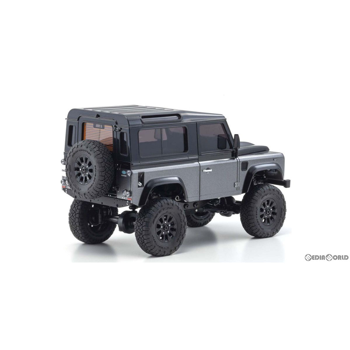【新品】【お取り寄せ】[RC] ミニッツ4×4シリーズ ラジオコントロール 電動 クローリングカー レディセット ランドローバー ディフェンダー 90 オートバイオグラフィー(コリスグレー/サントリーニブラック) 2.4GHz仕様 ラジコン(32526GM) 京商(20220630)