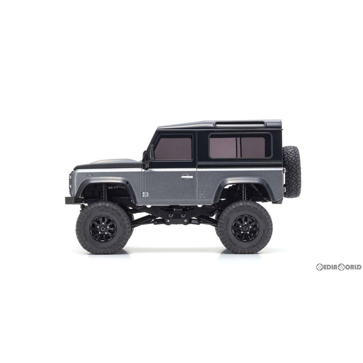 【新品】【お取り寄せ】[RC] ミニッツ4×4シリーズ ラジオコントロール 電動 クローリングカー レディセット ランドローバー ディフェンダー 90 オートバイオグラフィー(コリスグレー/サントリーニブラック) 2.4GHz仕様 ラジコン(32526GM) 京商(20220630)