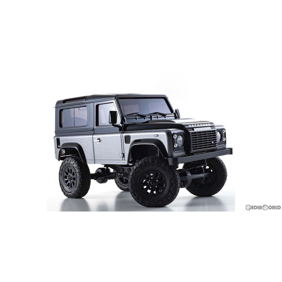 【新品】【お取り寄せ】[RC] ミニッツ4×4シリーズ ラジオコントロール 電動 クローリングカー レディセット ランドローバー ディフェンダー 90 オートバイオグラフィー(コリスグレー/サントリーニブラック) 2.4GHz仕様 ラジコン(32526GM) 京商(20220630)