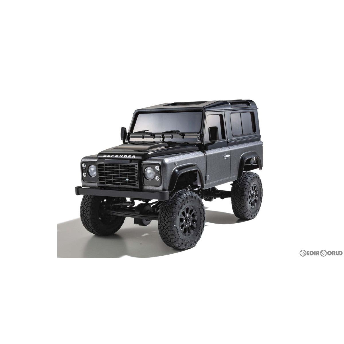 【新品】【お取り寄せ】[RC] ミニッツ4×4シリーズ ラジオコントロール 電動 クローリングカー レディセット ランドローバー ディフェンダー 90 オートバイオグラフィー(コリスグレー/サントリーニブラック) 2.4GHz仕様 ラジコン(32526GM) 京商(20220630)