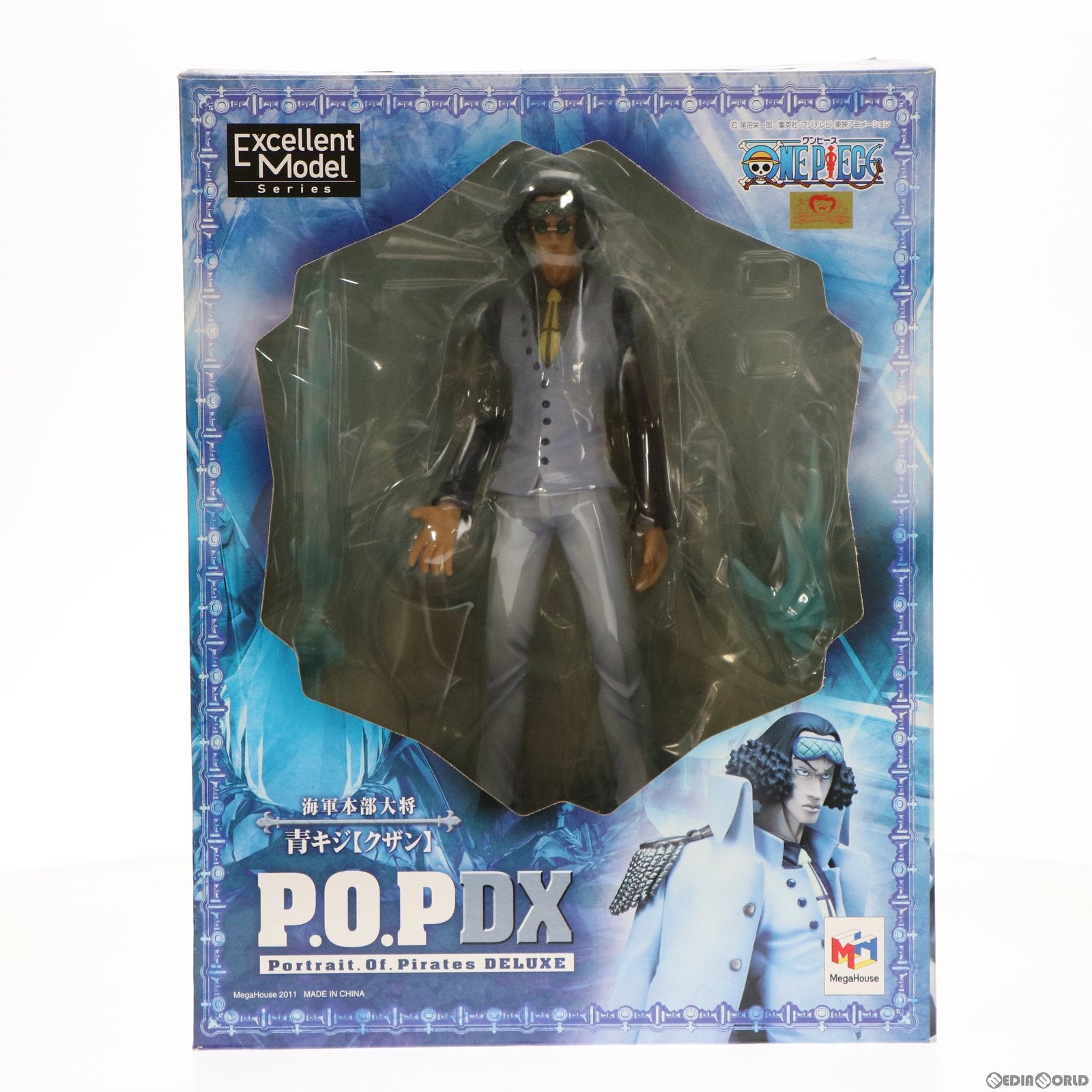 【中古即納】[FIG]エクセレントモデル Portrait.Of.Pirates P.O.P NEO-DX 海軍本部大将 青キジ【クザン】 ONE PIECE(ワンピース) 完成品 フィギュア メガハウス(20110831)