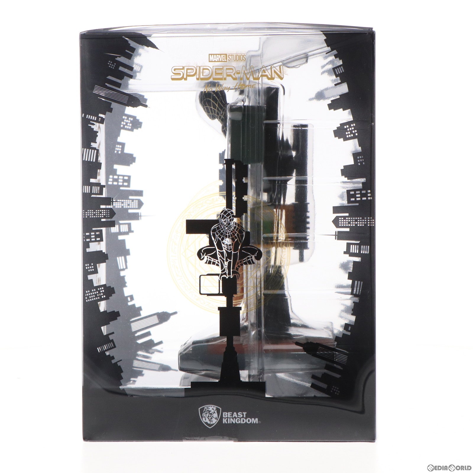 【中古即納】[FIG] Dステージ #102 スパイダーマン(ブラック&ゴールドスーツ) ジオラマ・スタチュー スパイダーマン:ノー・ウェイ・ホーム 完成品 フィギュア(DS-102) ビースト・キングダム/ホットトイズ(20220930)
