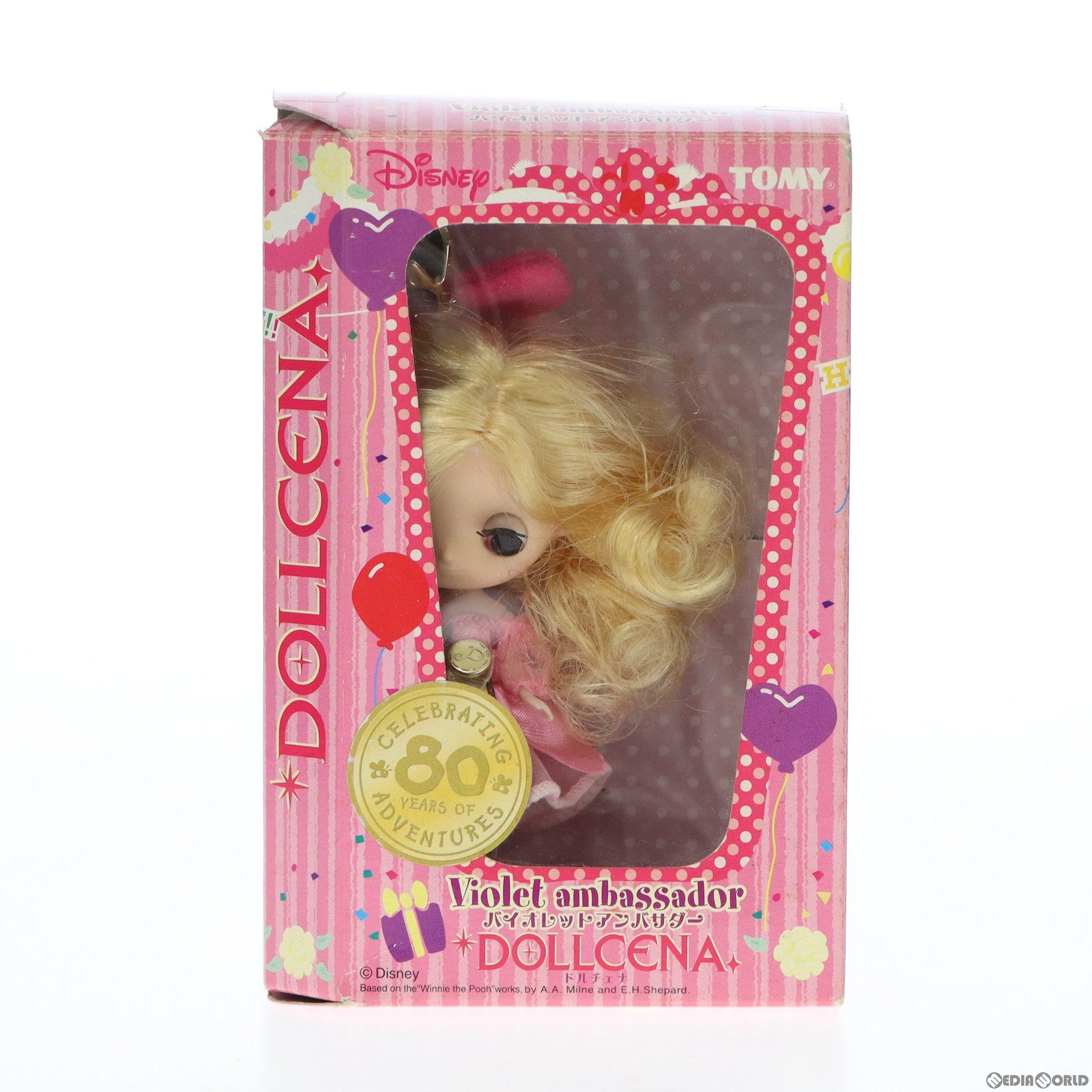 【中古即納】[DOL]DOLLCENA(ドルチェナ) バイオレットアンバサダー くまのプーさん 誕生80周年記念 完成品 ドール トミー(20060525)