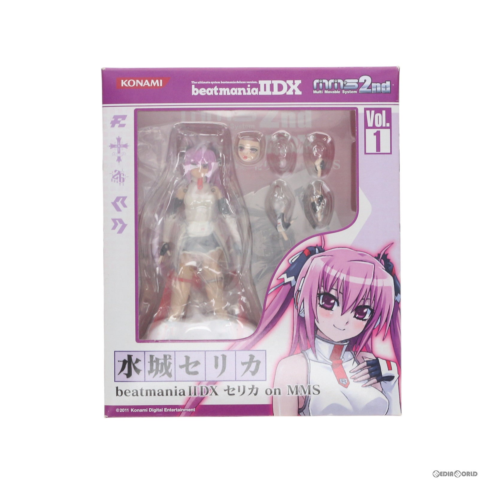 【中古即納】[FIG] セリカ on MMS 水城セリカ(みずしろせりか) MMS 2nd Vol.1 beatmaniaIIDX(ビートマニア ツーディーエックス) 1/12 完成品 可動フィギュア コナミデジタルエンタテインメント(20110526)