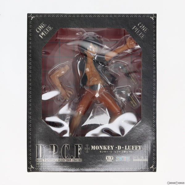 中古即納】[FIG]DOOR PAINTING COLLECTION FIGURE モンキー・D・ルフィ 三銃士Ver. ONE PIECE(ワンピース)  1/7 完成品 フィギュア プレックス