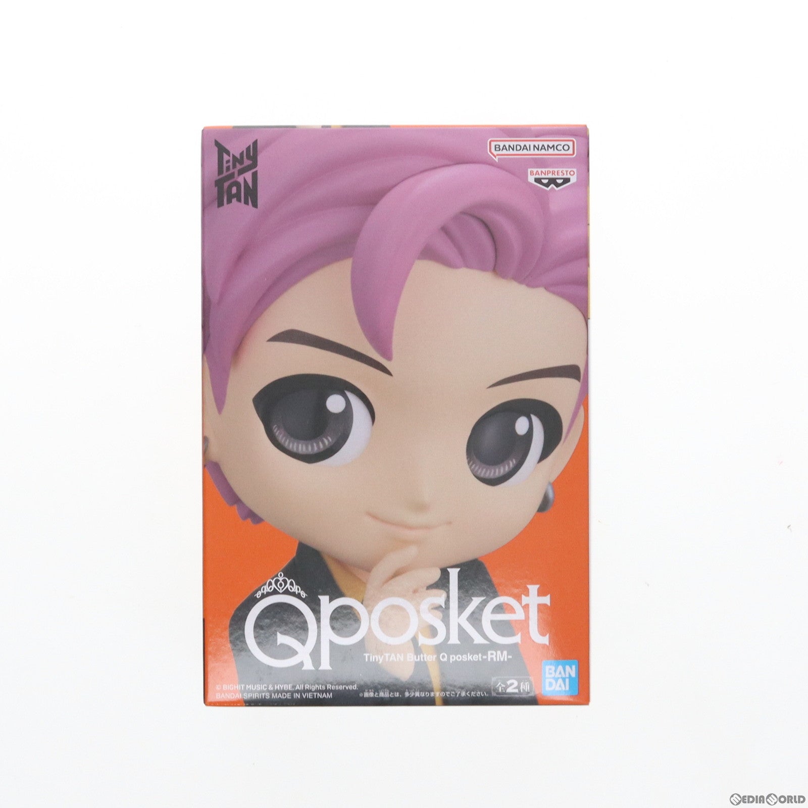 【中古即納】[FIG] アールエム(BTS/防弾少年団) B(衣装濃) TinyTAN(タイニータン) Butter Q posket-RM- フィギュア プライズ(2635753) バンプレスト(20230331)