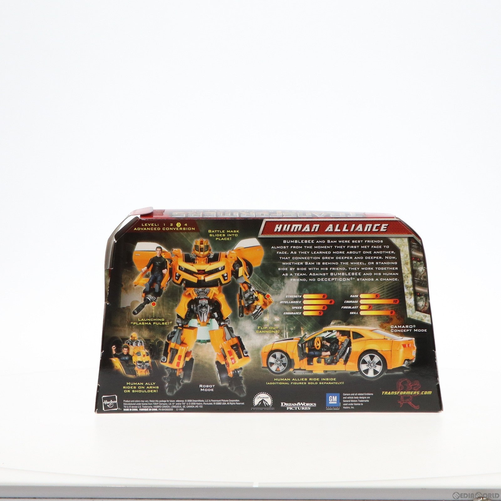 【中古即納】[FIG] BUMBLBEE with SAM WITWICKY -バンブルビー(ノーマルカラー) with サム・ウィトウィッキー- トランスフォーマー/ダークサイド・ムーン HUMAN ALLIANCE 完成トイ(89901) ハズブロ(20091231)