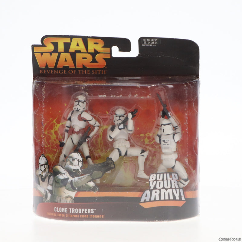 【中古即納】[FIG]STAR WARS DXフィギュア クローン・トルーパー 3パック スター・ウォーズ エピソード3/シスの復讐 完成品  フィギュア(85570) トミーダイレクト(20051231)