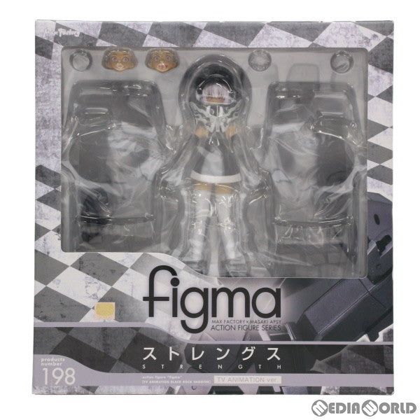 【中古即納】[FIG]figma(フィグマ) 198 ストレングス TV ANIMATION ver. ブラック★ロックシューター 完成品 可動フィギュア マックスファクトリー(20140315)