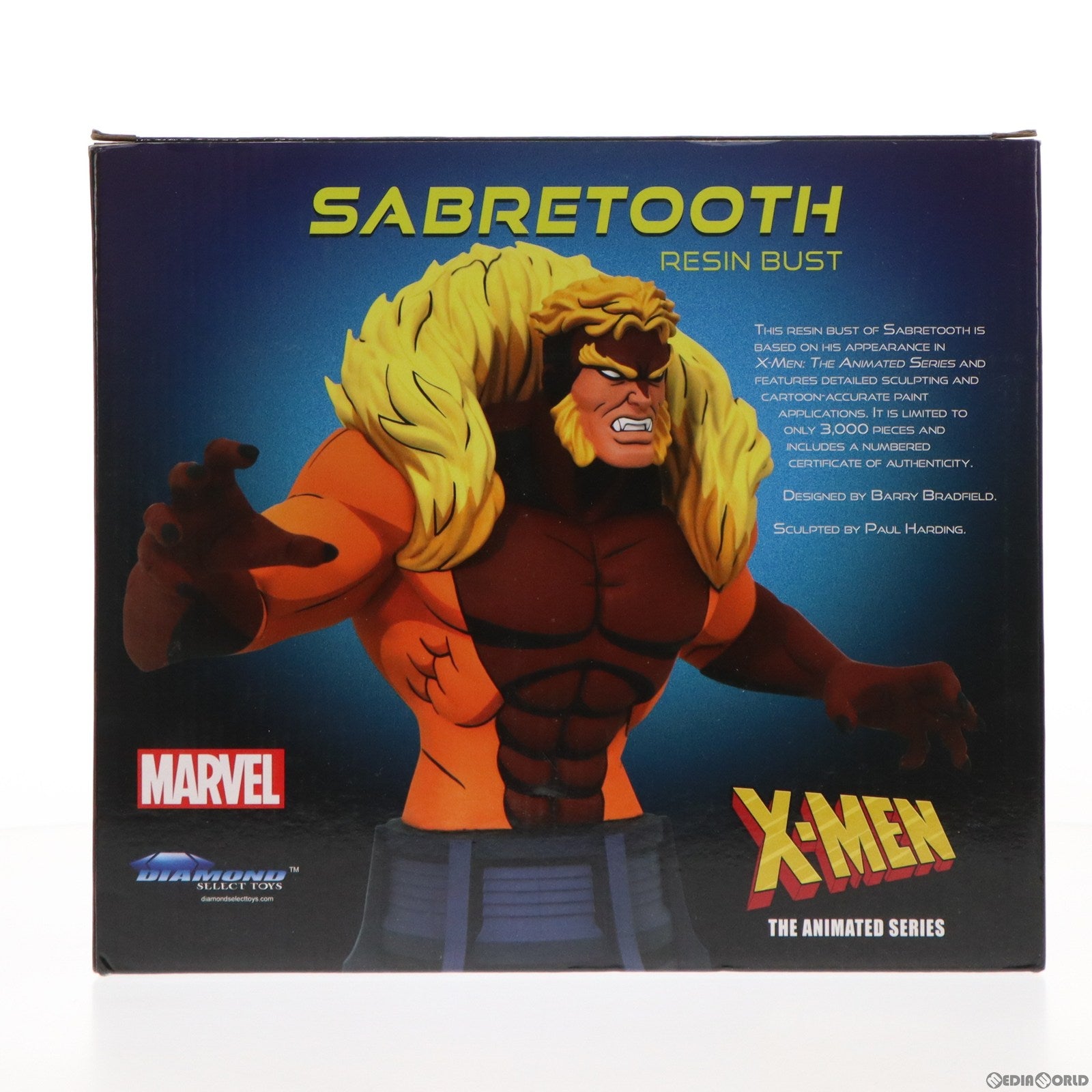 【中古即納】[FIG] セイバートゥース X-MEN アニメイテッド 完成品 バストフィギュア DIAMOND SELECT TOYS(ダイアモンドセレクトトイズ) (20210831)