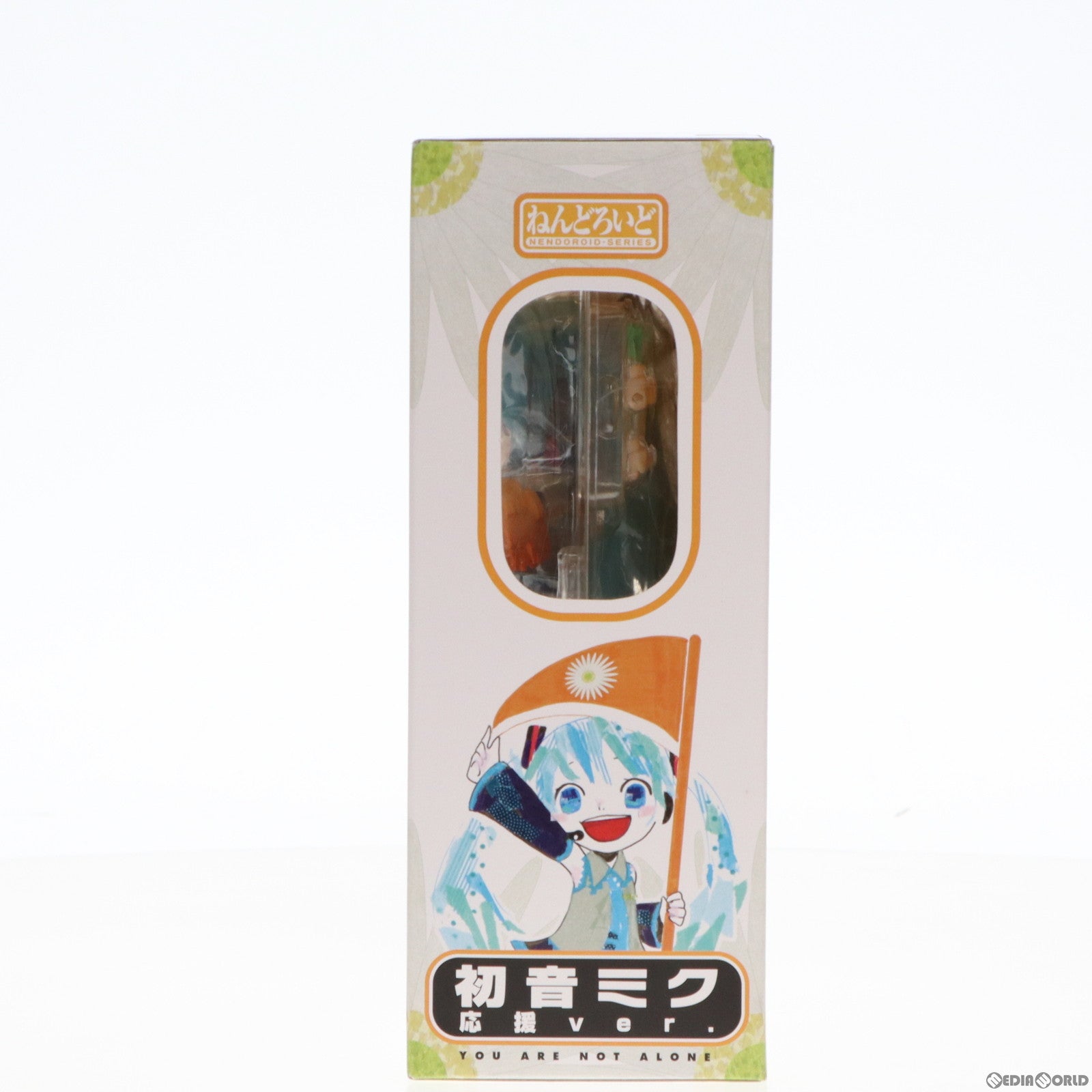 【中古即納】[FIG]ねんどろいど 170 初音ミク 応援Ver. キャラクター・ボーカル・シリーズ01 初音ミク 完成品 可動フィギュア グッドスマイルカンパニー(20110630)