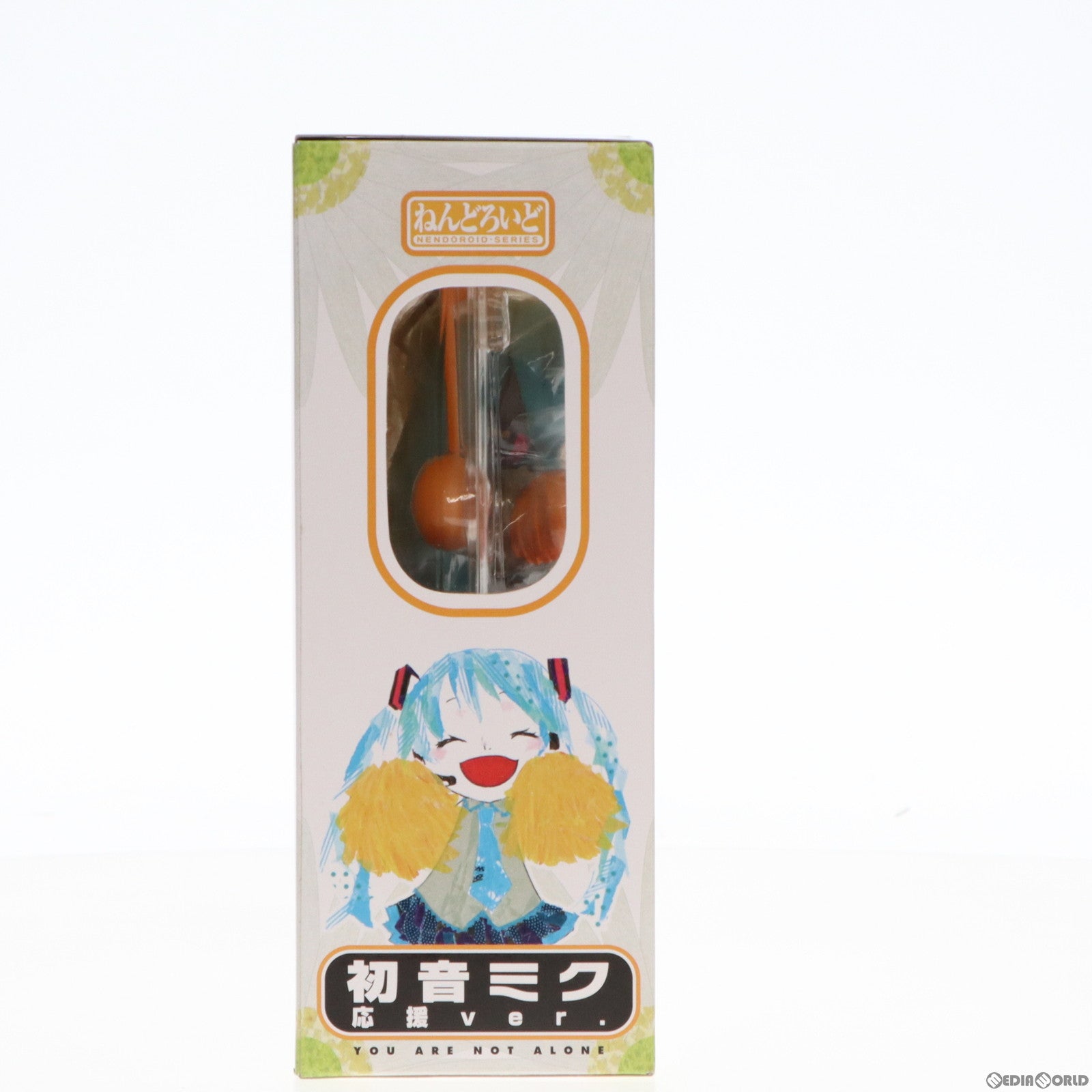 【中古即納】[FIG]ねんどろいど 170 初音ミク 応援Ver. キャラクター・ボーカル・シリーズ01 初音ミク 完成品 可動フィギュア グッドスマイルカンパニー(20110630)