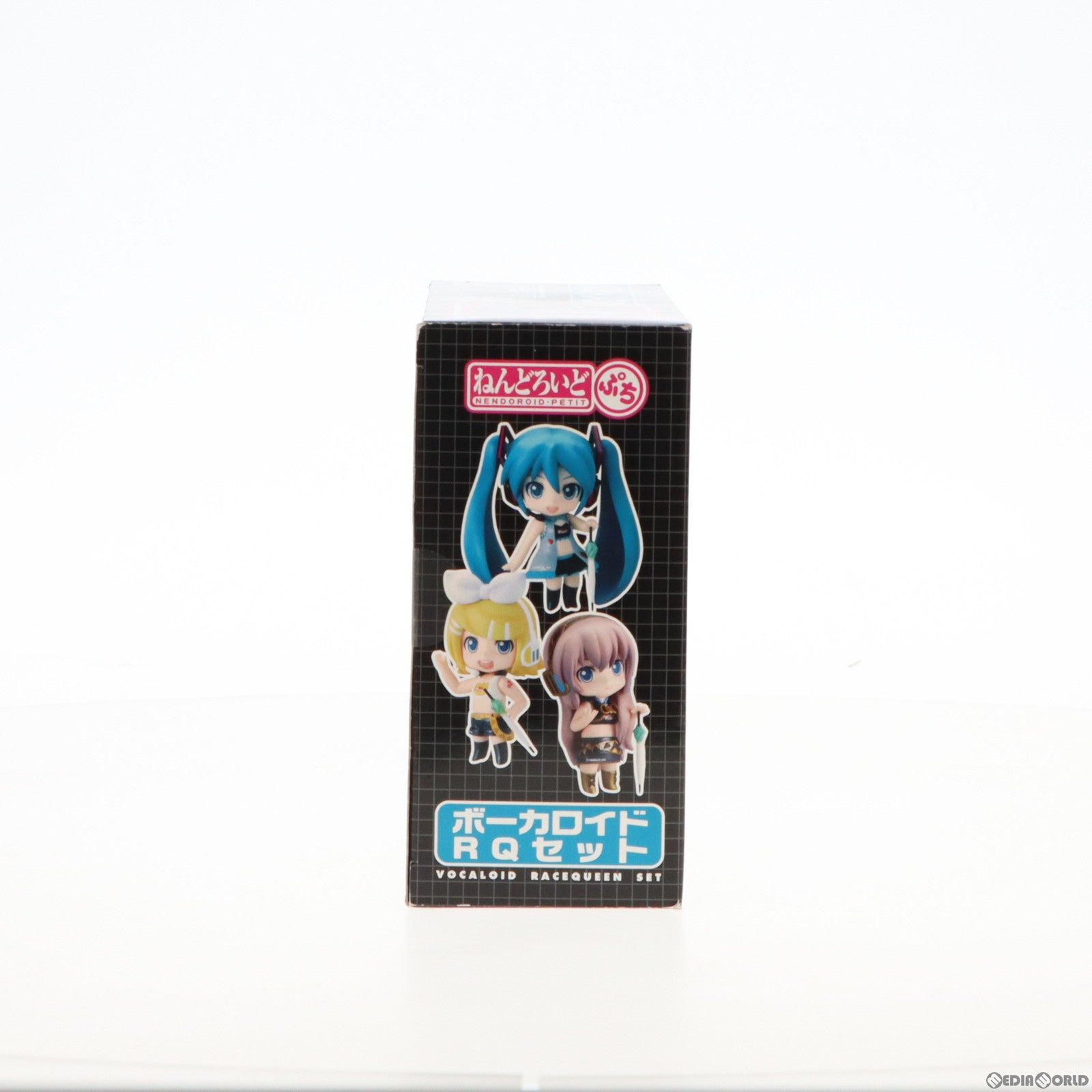 【中古即納】[FIG]ねんどろいどぷち ボーカロイド RQセット ブラックカラー Ver.(初音ミク&鏡音リン&巡音ルカ) 完成品 可動フィギュア StudieGLADR@cing/グッドスマイルレーシング(20091231)