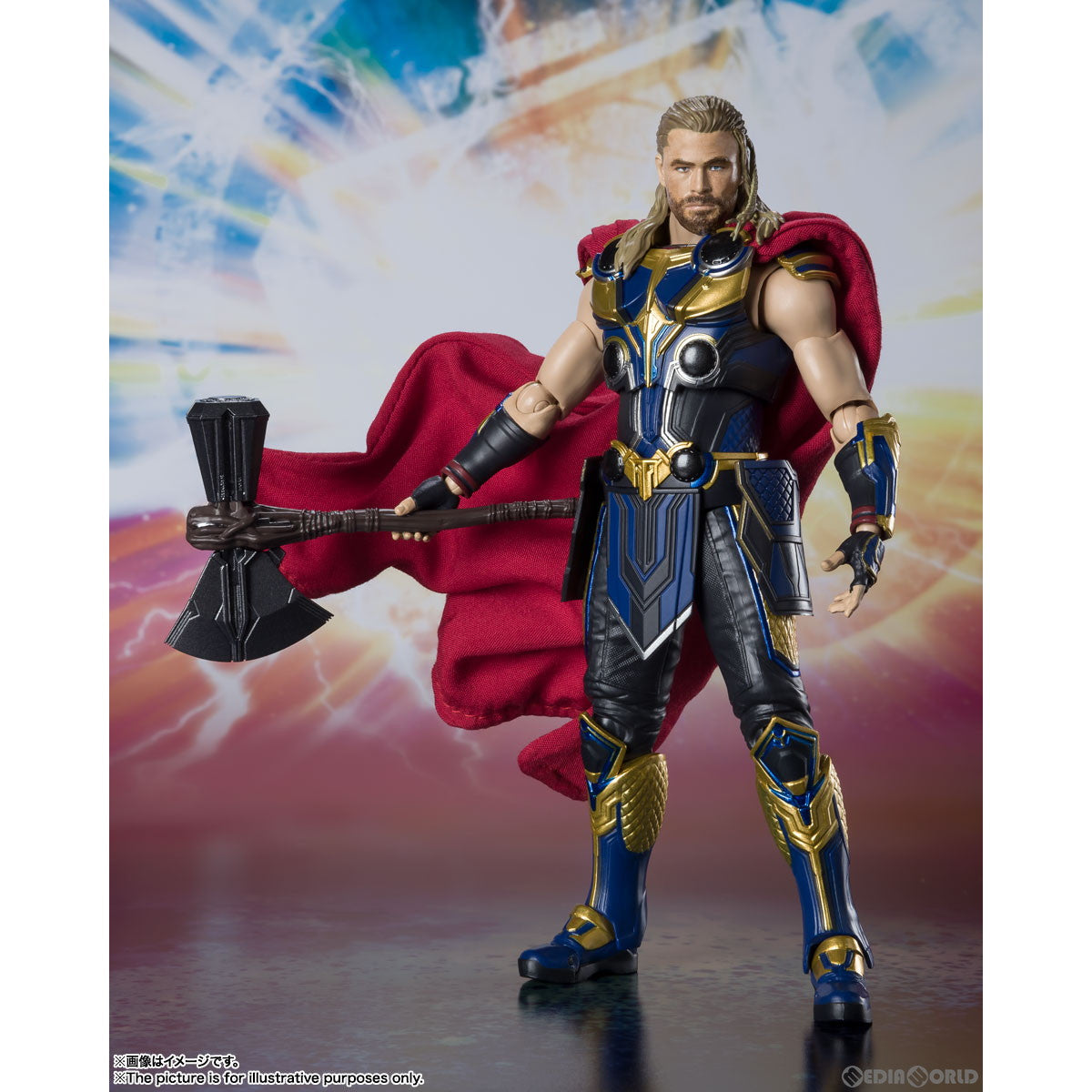 【中古即納】[FIG]S.H.Figuarts(フィギュアーツ) ソー(ソー/ラブ&サンダー) 完成品 可動フィギュア バンダイスピリッツ(20220618)