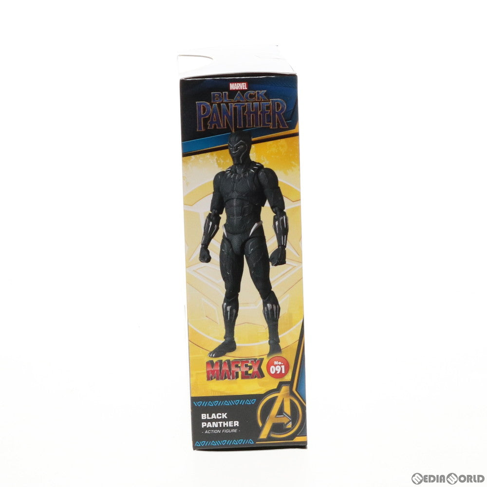 【中古即納】[FIG] マフェックス No.091 MAFEX BLACK PANTHER(ブラックパンサー) 完成品 可動フィギュア メディコム・トイ(20191002)