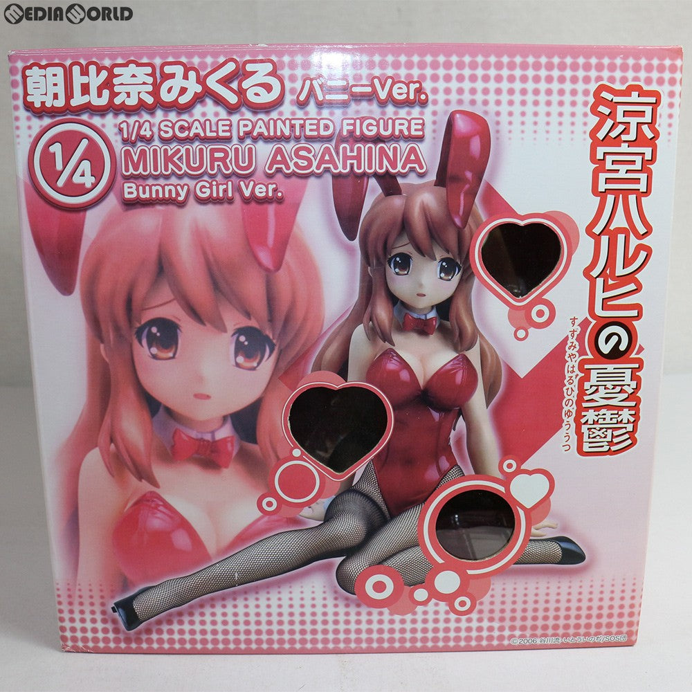 【中古即納】[FIG] 朝比奈みくる(あさひなみくる) バニーVer. 涼宮ハルヒの憂鬱 1/4 完成品 フィギュア FREEing(フリーイング) (20070515)