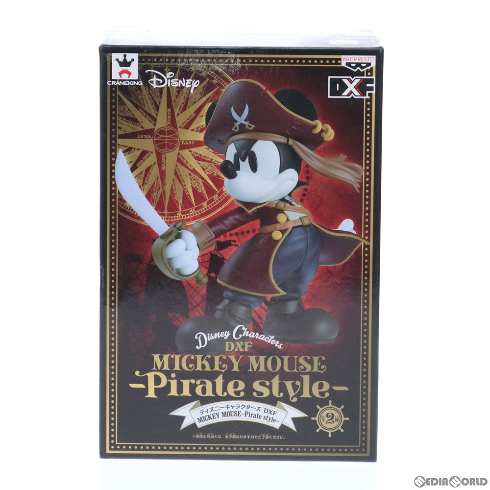 【中古即納】[FIG] ミッキーマウス(レッド) ディズニーキャラクターズ DXF MICKEY MOUSE-Pirate style- フィギュア プライズ(37509) バンプレスト(20170706)