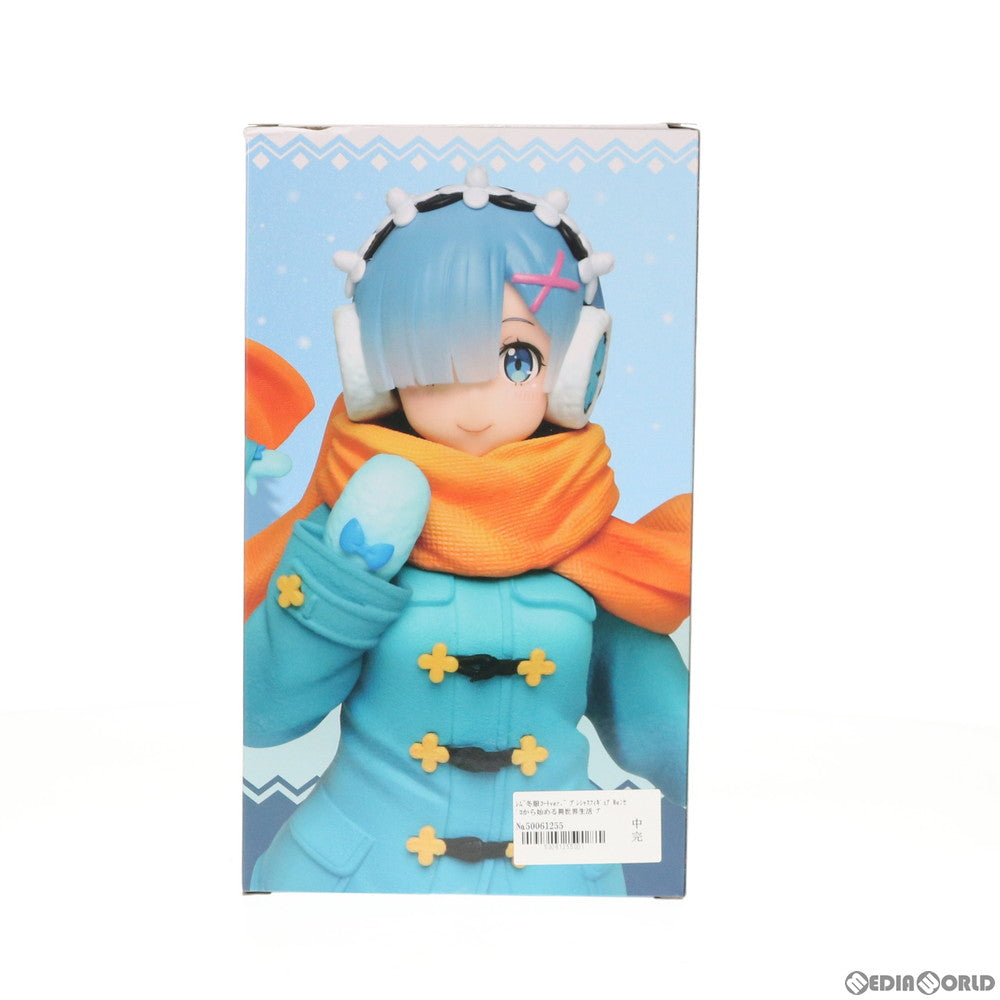 【中古即納】[FIG]レム〜冬服コートver.〜 プレシャスフィギュア Re:ゼロから始める異世界生活 プライズ(451268100) タイトー(20201220)