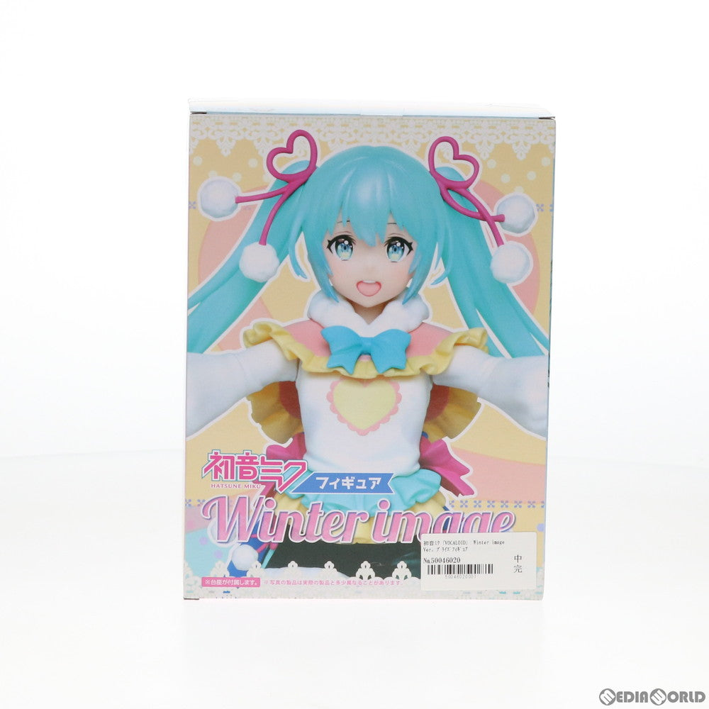 【中古即納】[FIG] 初音ミク Winter image Ver. フィギュア キャラクター・ボーカル・シリーズ01 初音ミク プライズ(451195200) タイトー(20200131)