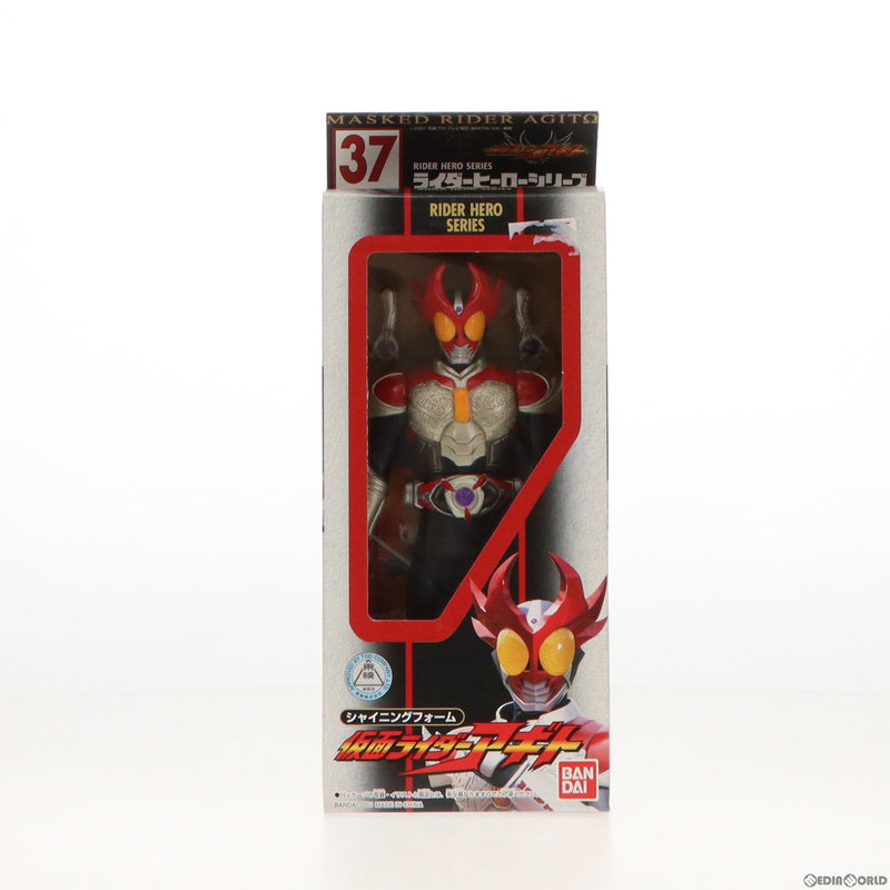 【中古即納】[SFT]ライダーヒーローシリーズ37 仮面ライダーアギト シャイニングフォーム 完成品 ソフビフィギュア バンダイ(20010921)