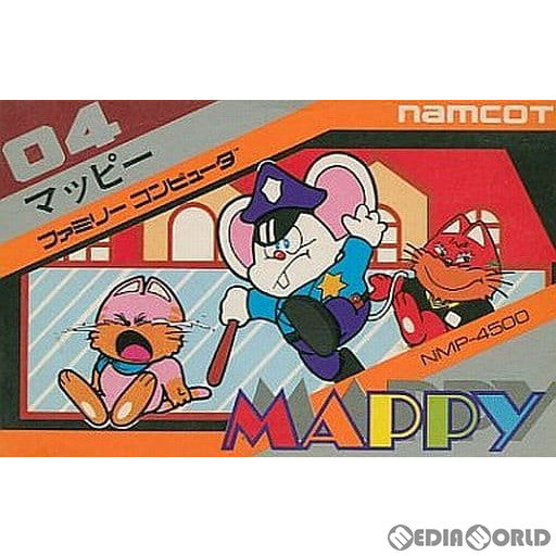 【中古即納】[表紙説明書なし][FC]マッピー(MAPPY) 紙箱版 ナムコ (19841114)