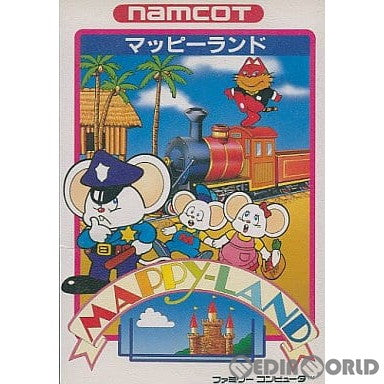 【中古即納】[表紙説明書なし][FC]マッピーランド(MAPPY-LAND) ナムコ (19861127)