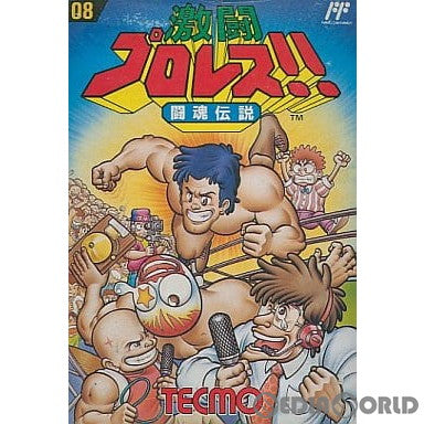 【中古即納】[表紙説明書なし][FC]激闘プロレス!!闘魂伝説 テクモ (19890901)