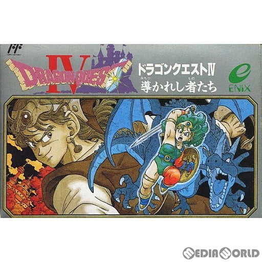 【中古即納】[表紙説明書なし][FC]ドラゴンクエストIV(Dragon Quest 4 / DQ4) 導かれし者たち エニックス (19900211)