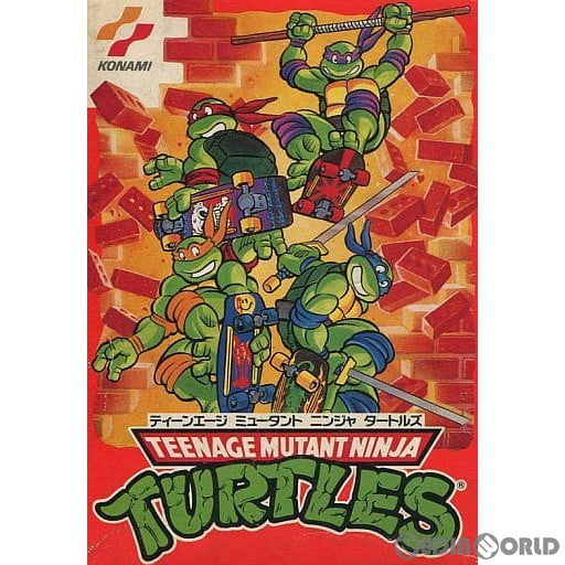 【中古即納】[表紙説明書なし][FC]TEENAGE MUTANT NINJA TURTLES(ティーンエージ ミュータント ニンジャ タートルズ) コナミ (19901207)